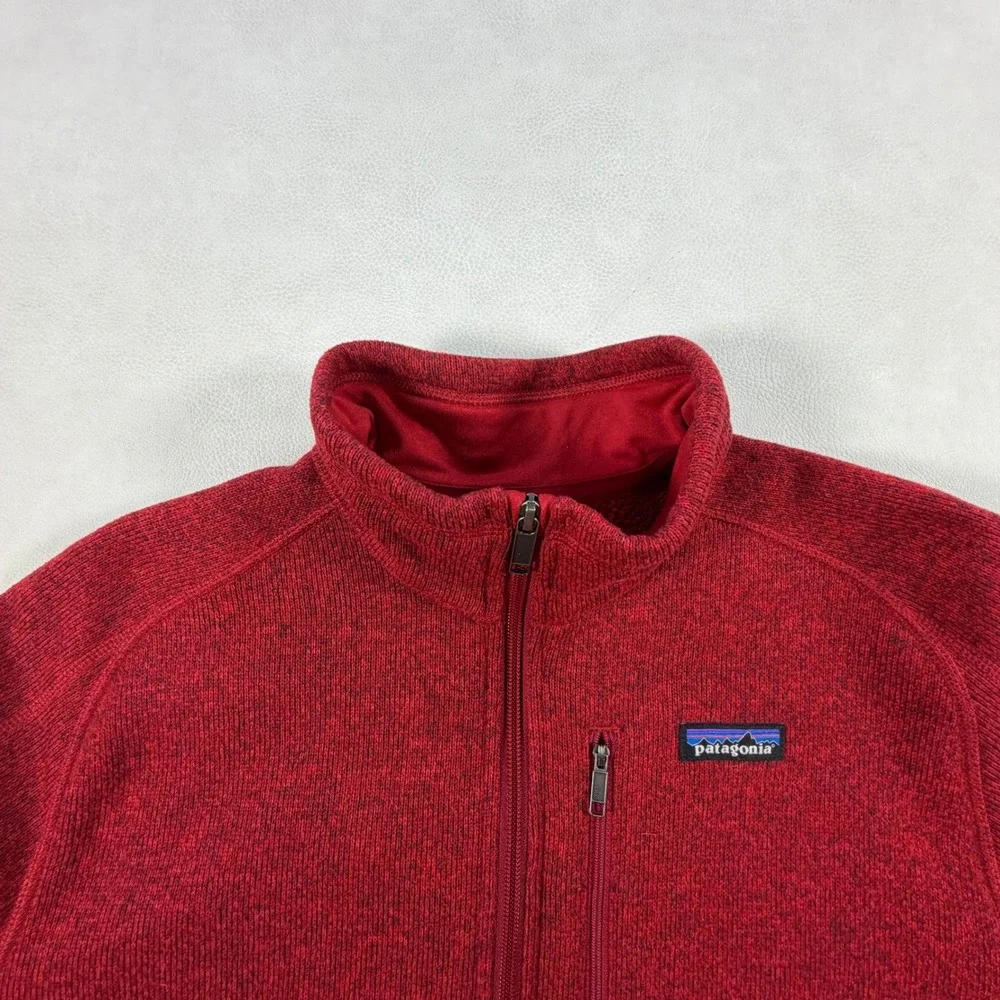 Patagonia Better Sweater 1/4 Zip Fleece Pullover Mens Medium Red Heather
